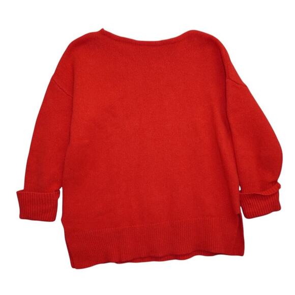 Polo Ralph Lauren Women’s XS Red Merino Wool Cashmere Blend Sweater Crew Neck - Picture 4 of 7